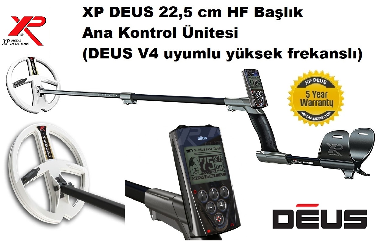 XP DEUS - 22,5cm HF Başlık, Ana Kontrol Ünitesi (RC)